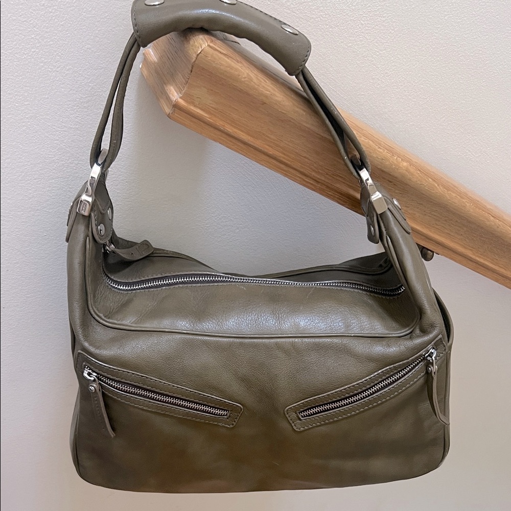 TOD’S Micky Bag in Olive Green Leather